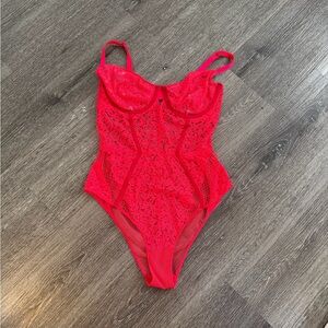 Victoria's Secret Vibrant Red woman’s One Piece